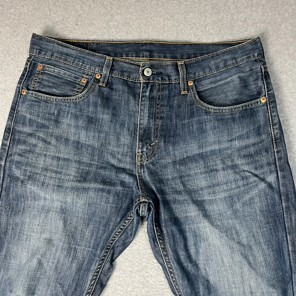 Levis Jeans Mens 34x30 (Fit 36x30) Blue 527 Bootcut Western Cowboy Denim Medium